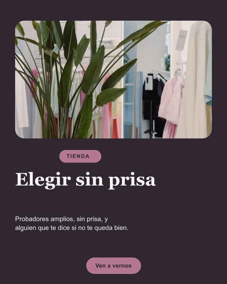 Post sobre la experiencia en tienda, con invitación a pasarse