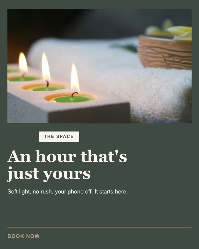 Post about the beauty salon environment, with a prompt to book