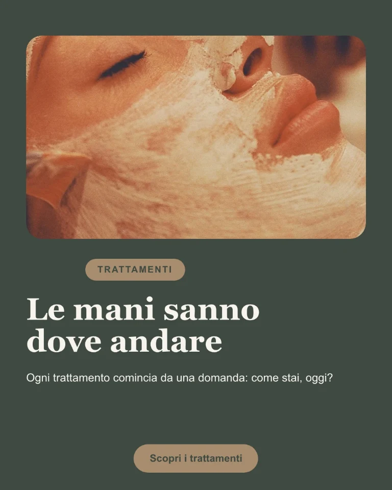 Post sui trattamenti viso, badge di categoria e chiamata all'azione