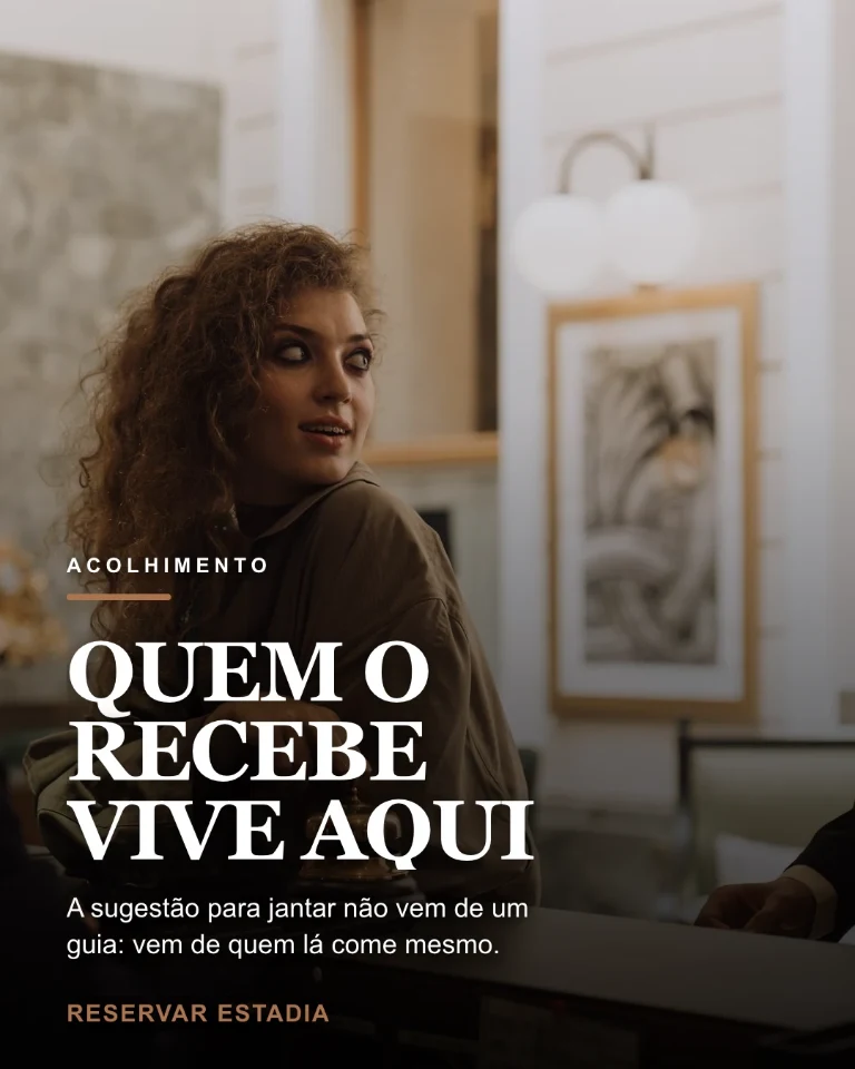 Post sobre o acolhimento e sobre quem trabalha no alojamento