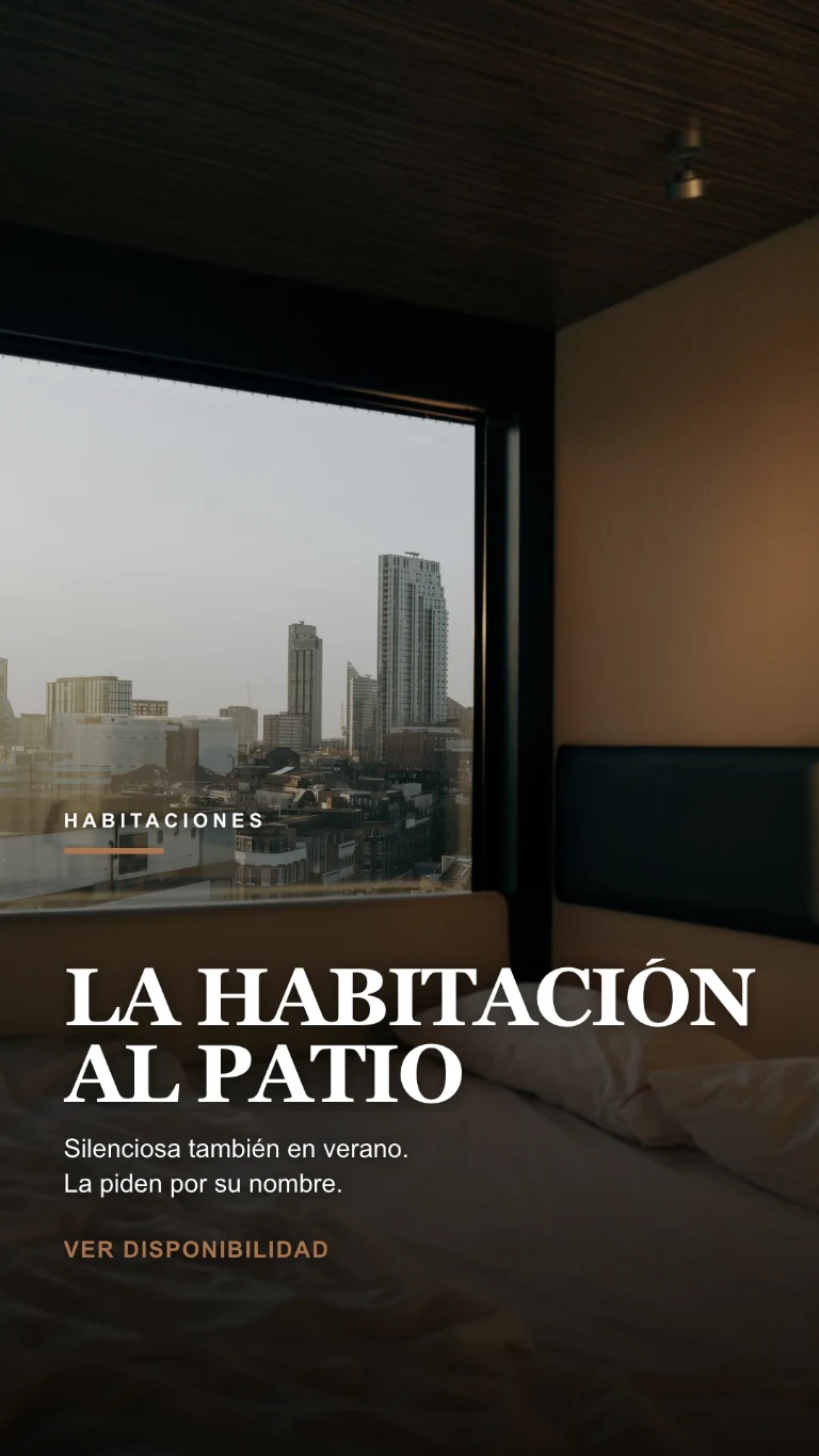 Story vertical sobre una habitación, con referencia a la disponibilidad