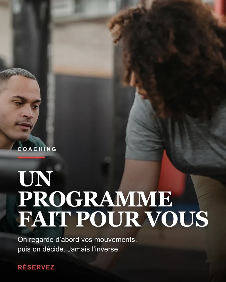 Post sur le personal training et l’évaluation initiale