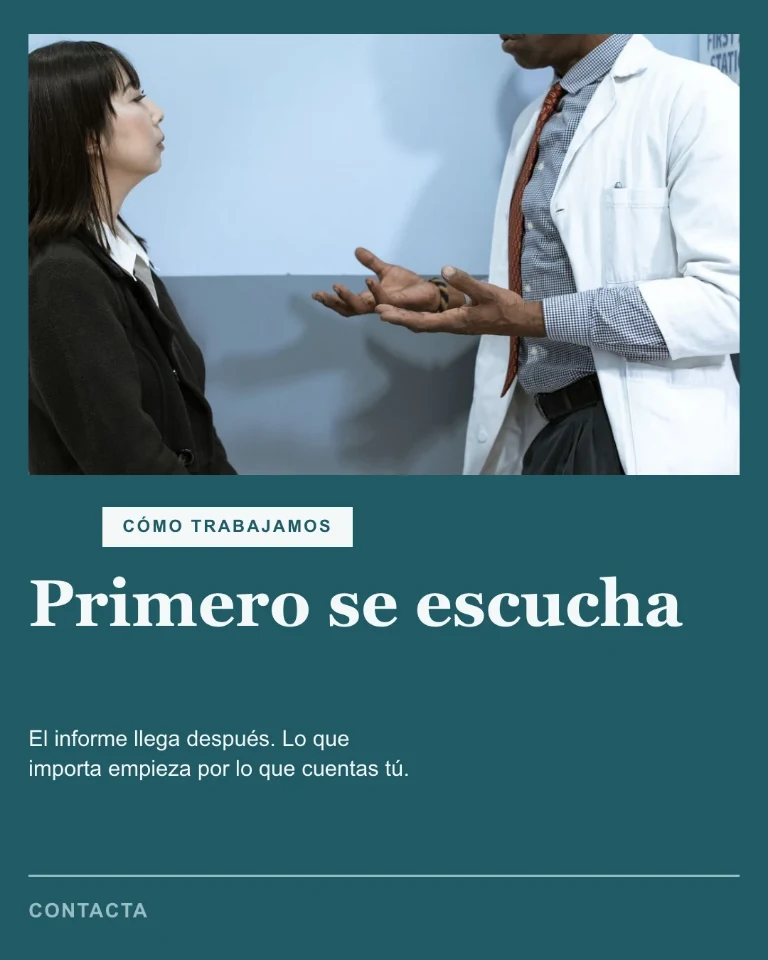 Post sobre el método de trabajo, con invitación a contactar