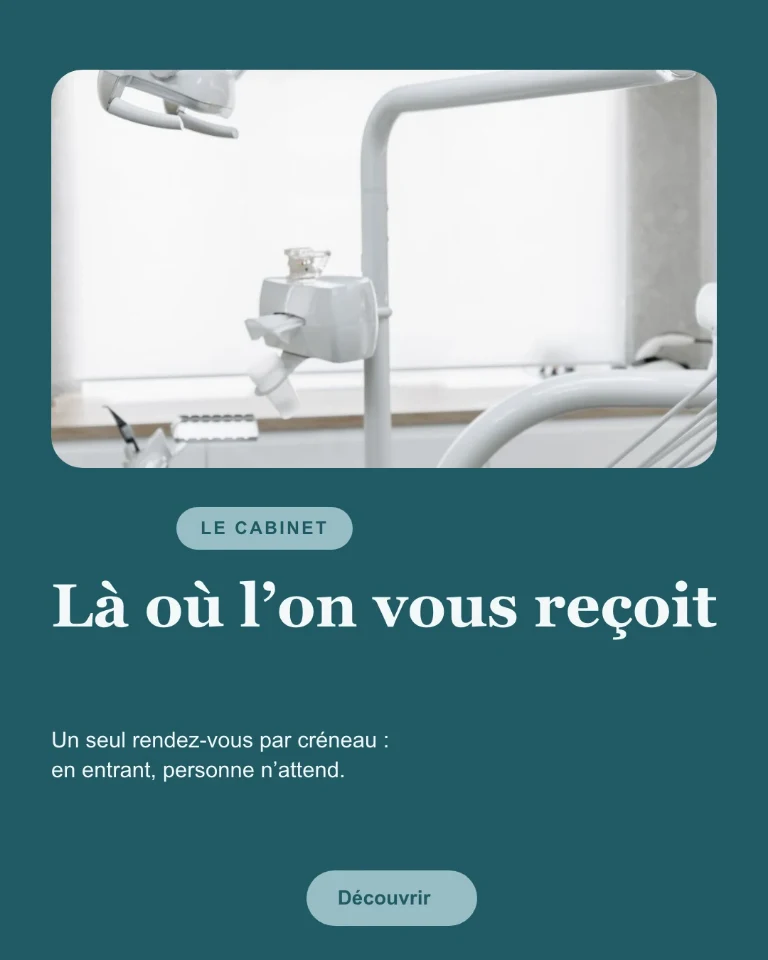 Post sur le cabinet et l’organisation des rendez-vous